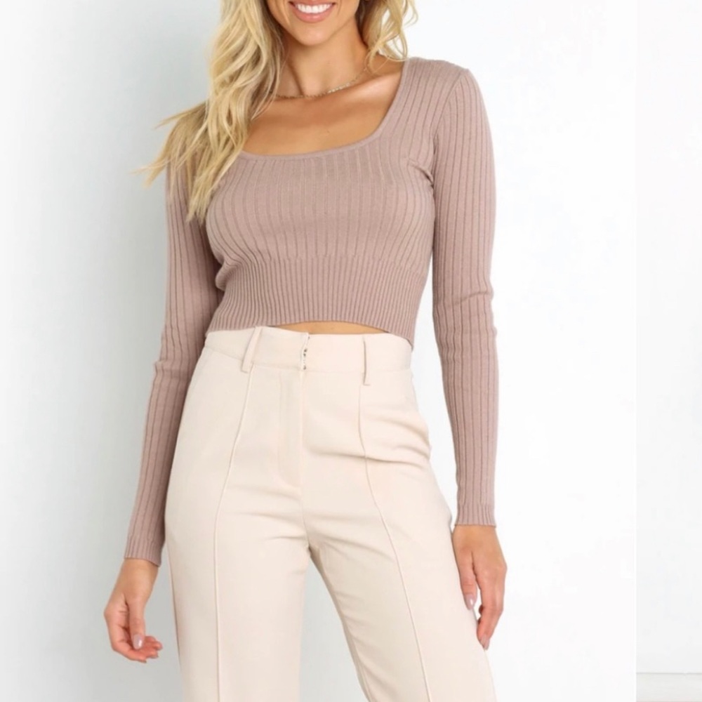 Petal and Pup Long Sleeve Crop Top - Size 10